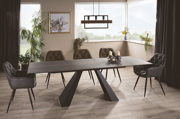 Salvadore 180 x 90 cm étkezőasztal, sötét barna