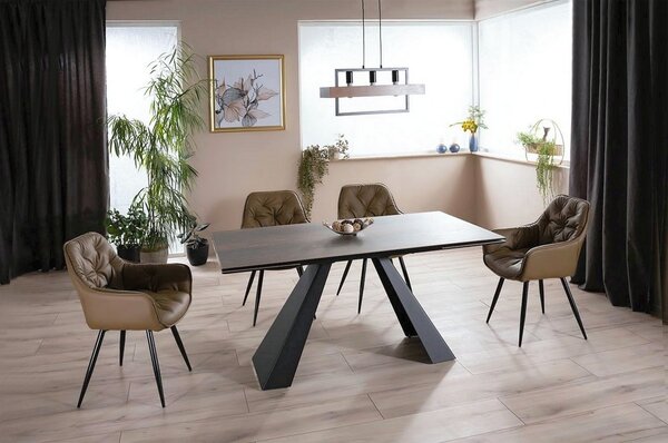 Salvadore 180 x 90 cm étkezőasztal, sötét barna