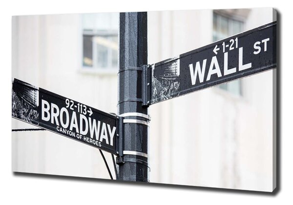 Vászonfotó Wall street jel