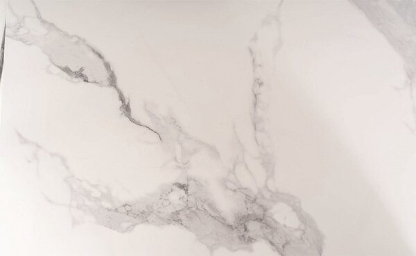 Prince II 150 x 90 cm étkezőasztal, márvány / ezüst