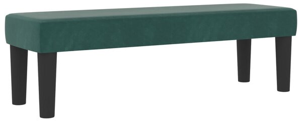 Box Spring Ágy Matraccal &amp; Pad Sötét Zöld 120x200 cm Bársony