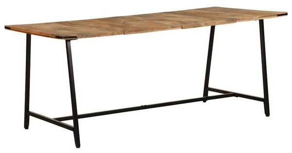 Tömör mangófa étkezőasztal 180x90x75 cm