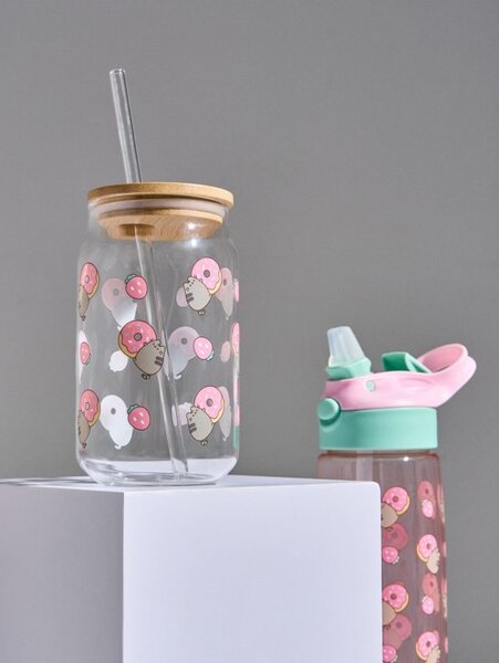 Sinsay - Pohár fedéllel és szívószállal Pusheen The Cat - többszínű