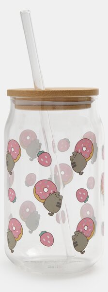 Sinsay - Pohár fedéllel és szívószállal Pusheen The Cat - többszínű