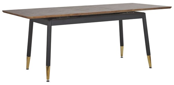Kihúzható étkezőasztal CALIFORNIA Sötétbarna 160/200 cm 90 cm