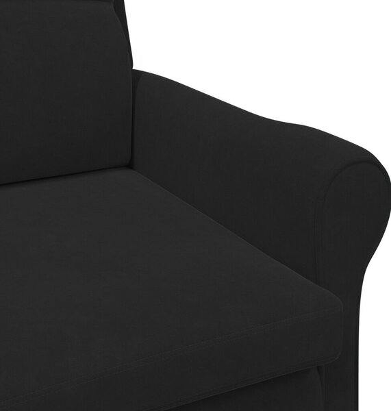 Fekete Karosszék Fekete Szövet, Fa Standard Ergonomikus