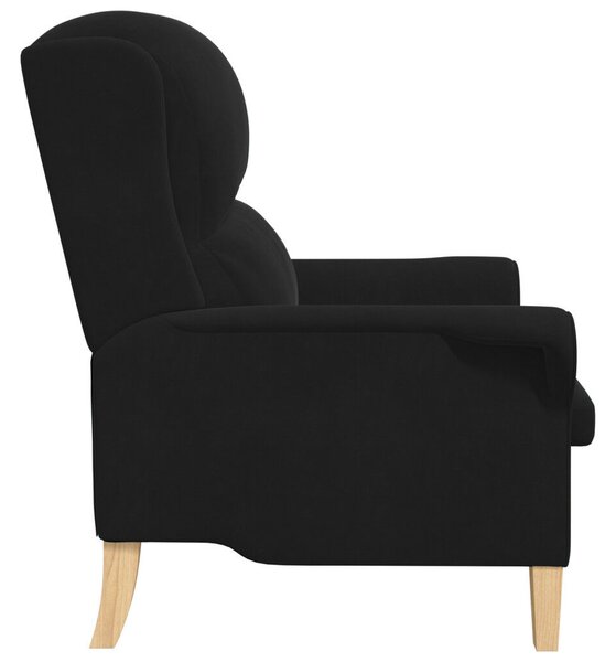 Fekete Karosszék Fekete Szövet, Fa Standard Ergonomikus
