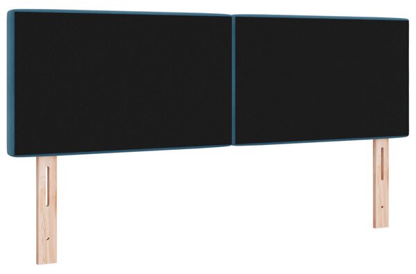 LED fejtámla Kristálygombos Tűzött Sötétkék 72 cm Velúr