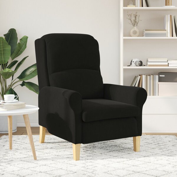 Fekete Karosszék Fekete Szövet, Fa Standard Ergonomikus