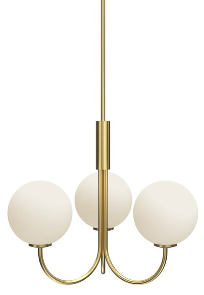 Csillárok Herstal, Ballon, dimmable, Arany / Sárgaréz, Nappali, Üveg, Modern