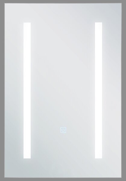 Fürdőszobai tükrös faliszekrény LED CAMERON 40 cm 60 cm Fehér