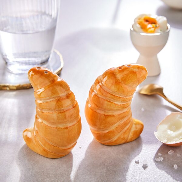 SALT & PEPPER kerámia só-és borsszóró , croissant