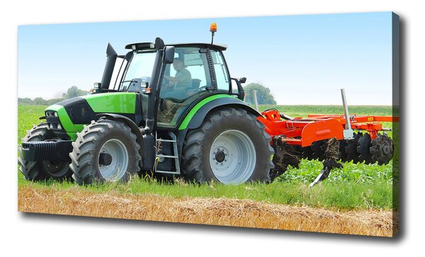 Vászonkép falra Traktor a pályán