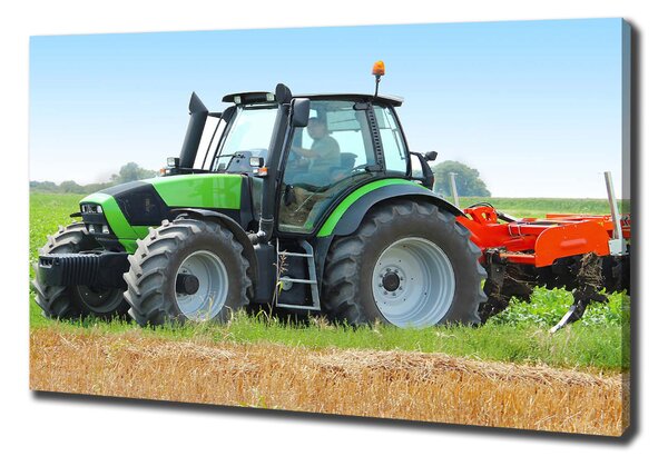 Vászonkép falra Traktor a pályán
