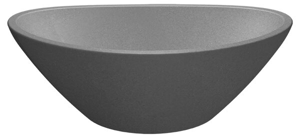 Laveo Vela, gránit munkalap mosdó 340x200x130 mm, szürke, LAV-VGV1510T