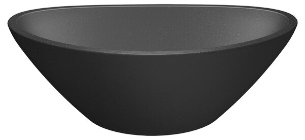 Laveo Vela, gránit munkalap mosdó 340x200x130 mm, fekete, LAV-VGV1710T