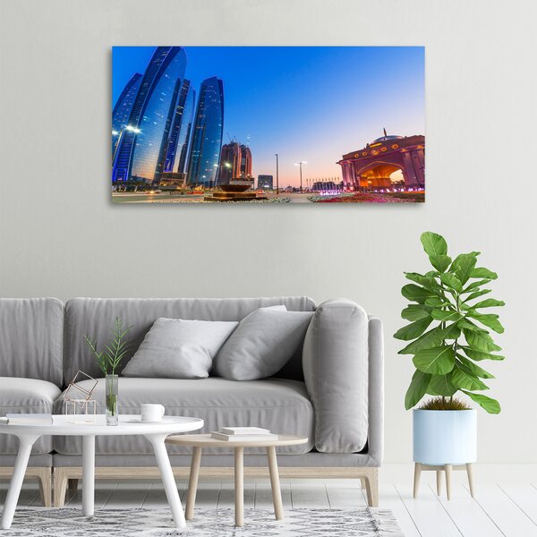 Vászonfotó Az utcák abu dhabi