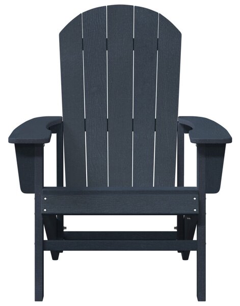 Adirondack székek 2 db Tengerészkék 74x82x90 cm HDPE