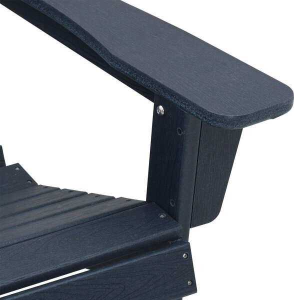 Adirondack székek 2 db Tengerészkék 74x82x90 cm HDPE