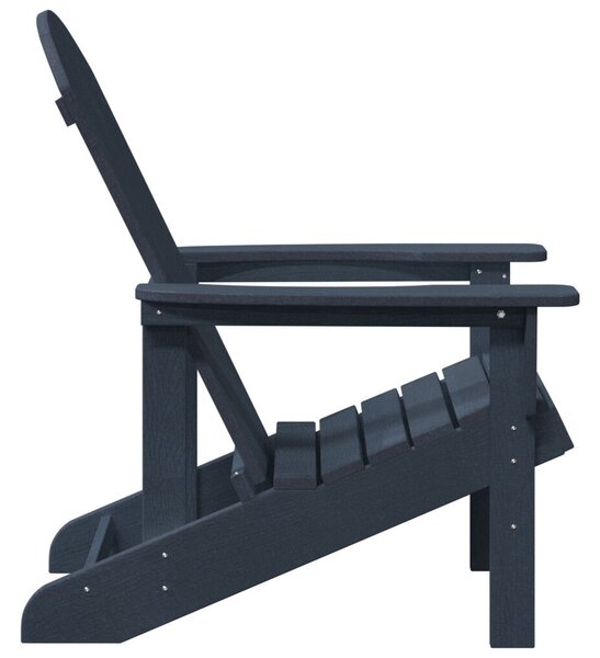 Adirondack székek 2 db Tengerészkék 74x82x90 cm HDPE