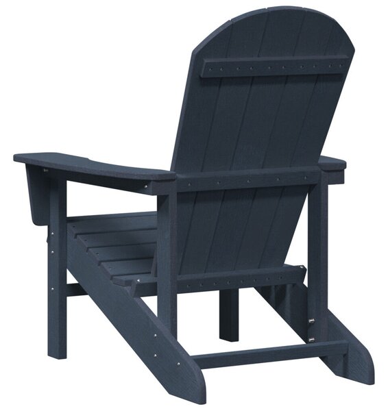 Adirondack székek 2 db Tengerészkék 74x82x90 cm HDPE