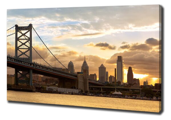 Vászonfotó Bridge philadelphia