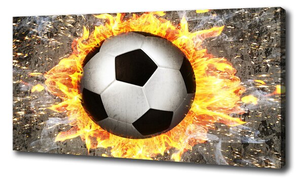 Vászonfotó Égő fűrész football