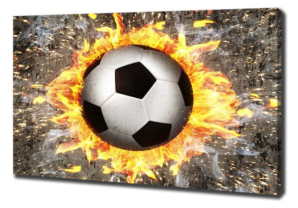 Vászonfotó Égő fűrész football
