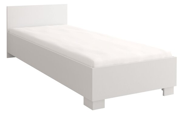 Egyszemélyes ágy 90 cm Oleg I (fehér)