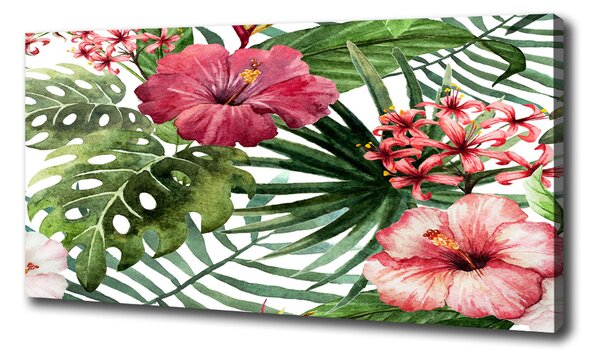 Fali vászonkép Trópusi virágok