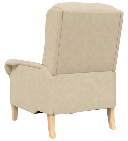 Krém Karosszék Krém Szövet és Fa Standard Ergonomikus