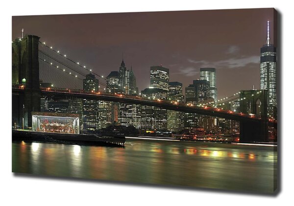 Vászonfotó New york éjjel