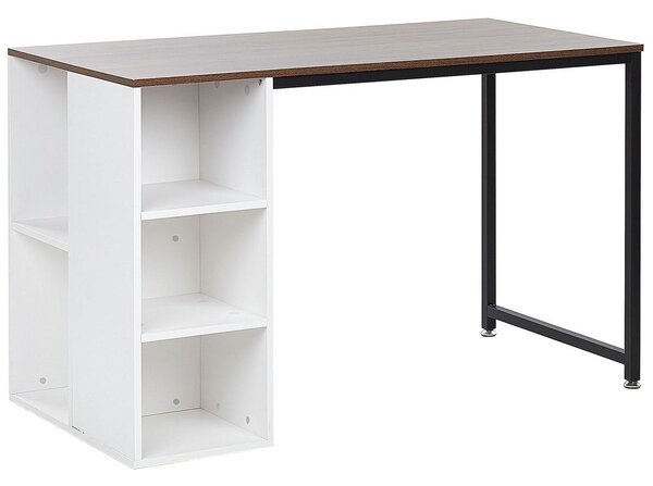Íróasztal DESE Barna/fehér 120 cm 60 cm