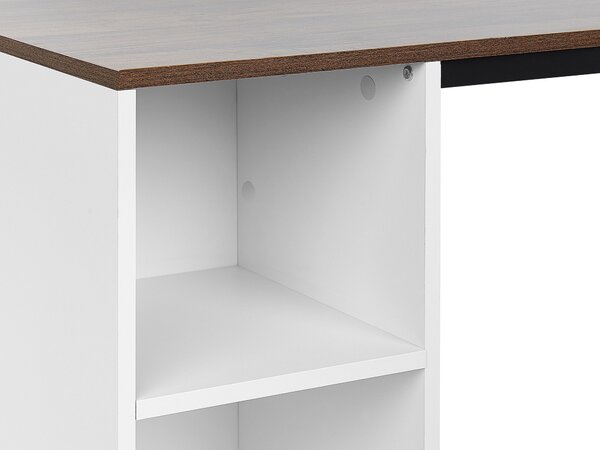 Íróasztal DESE Barna/fehér 120 cm 60 cm