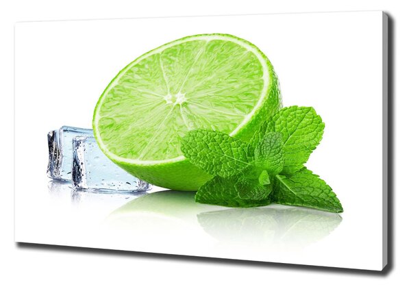 Feszített vászonkép Lime jég