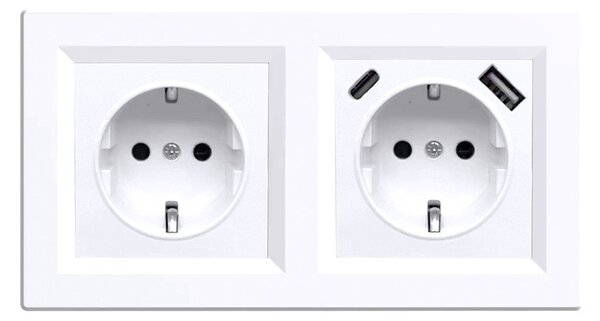 Nova dugalj USB csatlakozóval fehér kerettel