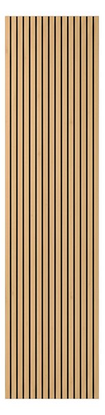 Akusztikus falpanel bambusz hatású 260x60x1,8 cm