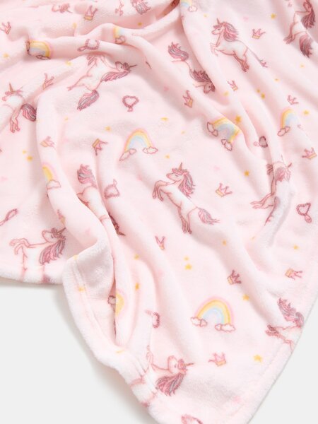 Sinsay - Egyszarvú mintás takaró - pasztellpink