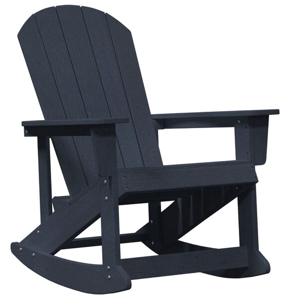 Tengerészkék Adirondack hintaszék 73.5x92x90 cm HDPE
