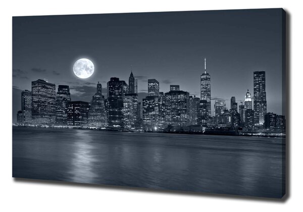 Vászonfotó New york éjjel