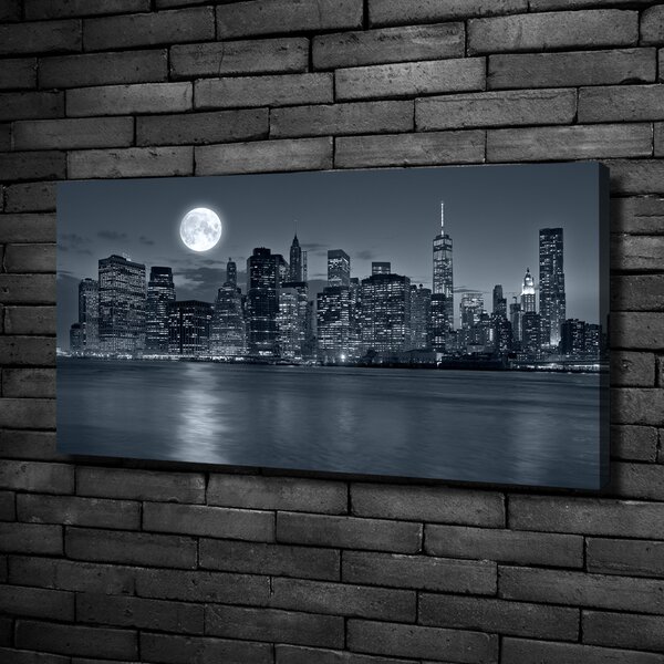 Vászonfotó New york éjjel