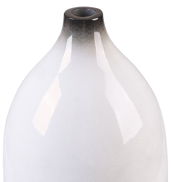 Dekor váza BAEZA Kerámia 46 cm Fehér
