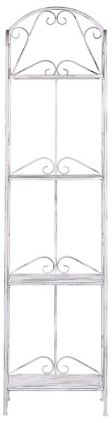 Polcrendszer VALDIVIA Fém 166 cm 40 cm Fehér