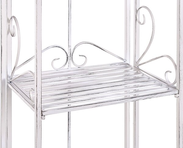 Polcrendszer VALDIVIA Fém 166 cm 40 cm Fehér