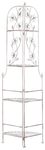 Sarokpolc BIELLA Fém 158 cm 35 cm Fehér