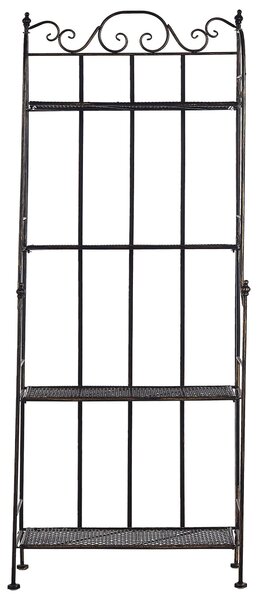 Polcrendszer ISERNIA Fém 155 cm 61 cm Fekete