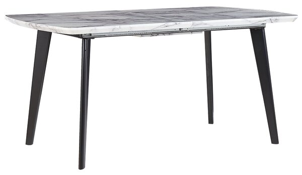 Kihúzható étkezőasztal MOSBY Szürke márvány 160/200 cm 90 cm