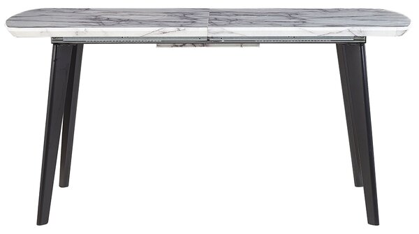 Kihúzható étkezőasztal MOSBY Szürke márvány 160/200 cm 90 cm