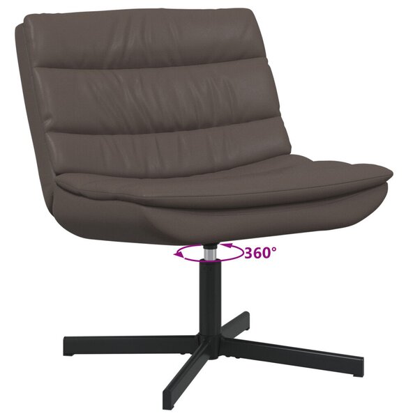 Forgószék Csokoládébarna Műbőr Közepes Ergonomikus Forgószék