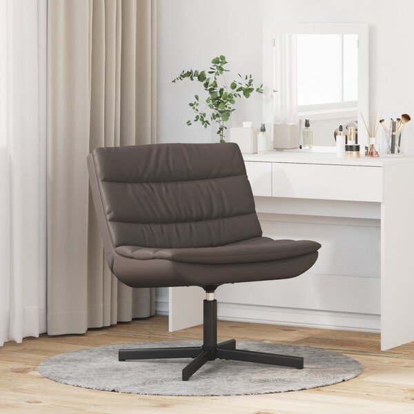 Forgószék Csokoládébarna Műbőr Közepes Ergonomikus Forgószék